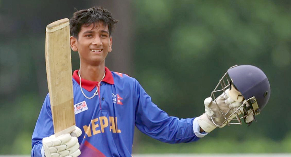 एसीसी यु–१६ : नेपाली ओपनर प्रसिद्ध जैसीले बनाए शतक