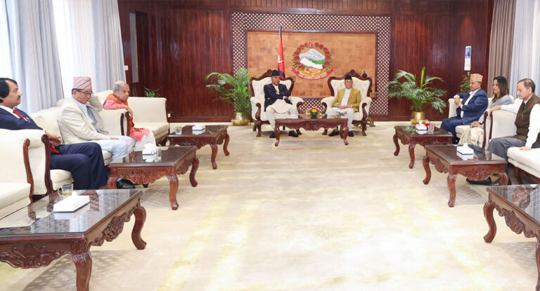 बजेट पारित गराउने सत्तापक्षीय दलको निर्णय