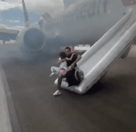 ठूलो दुर्घटनाबाट जोगियो अमेरिकन बोइङ विमान