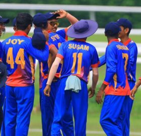 मलेसियालाई हराउँदै नेपाल एसीसी यू-१६ इस्ट जोन कपको फाइनलमा