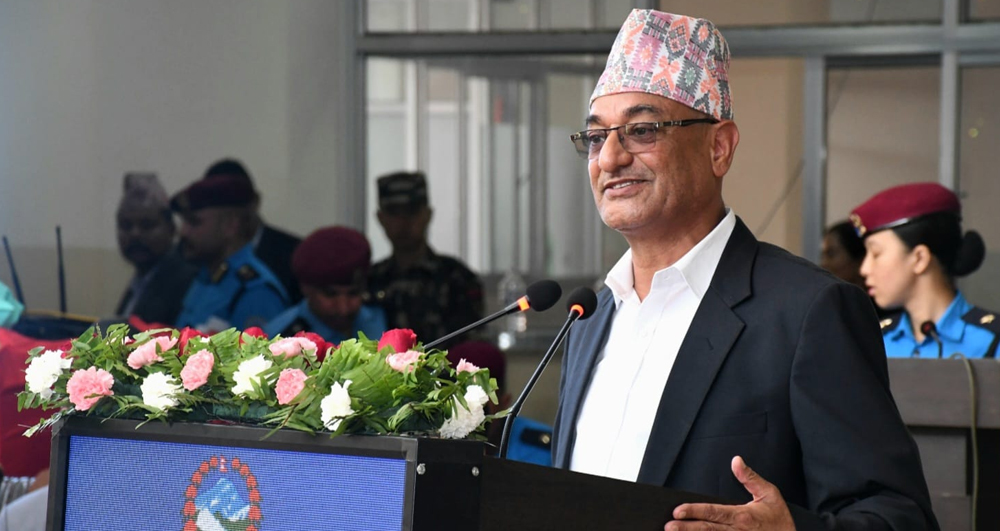 आधारभूत तहका प्रहरीको पेन्सन १६ वर्षमै हुने व्यवस्था गर्दैछौँ : गृहमन्त्री लेखक