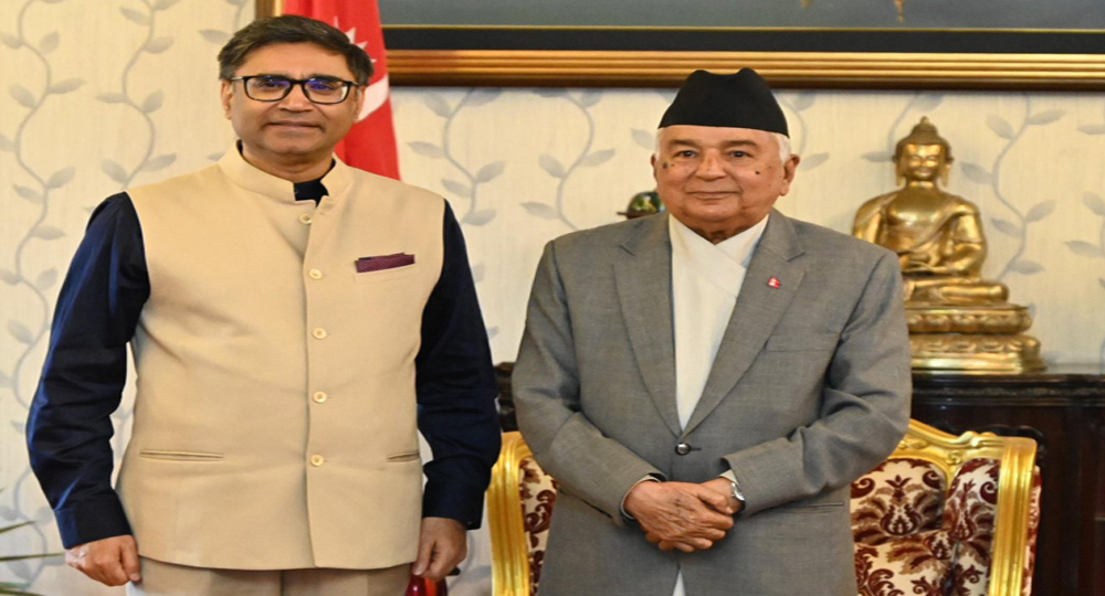 प्रधानमन्त्रीपछि राष्ट्रपति भेट्न शीतल निवास पुगे मिस्री