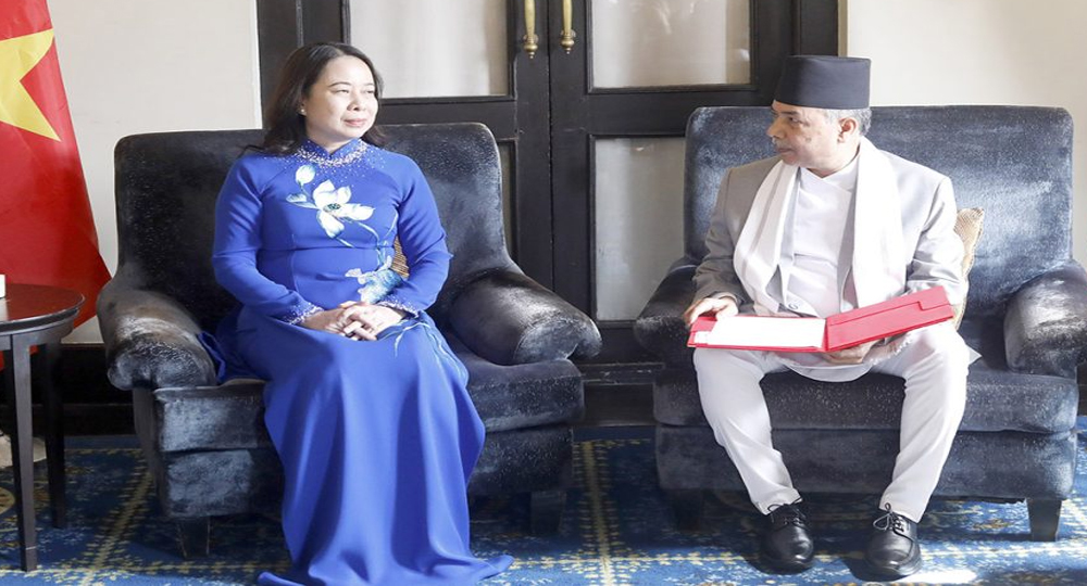 भियतनामकी उपराष्ट्रपति सुआन र समकक्षी यादवबीच भेटवार्ता