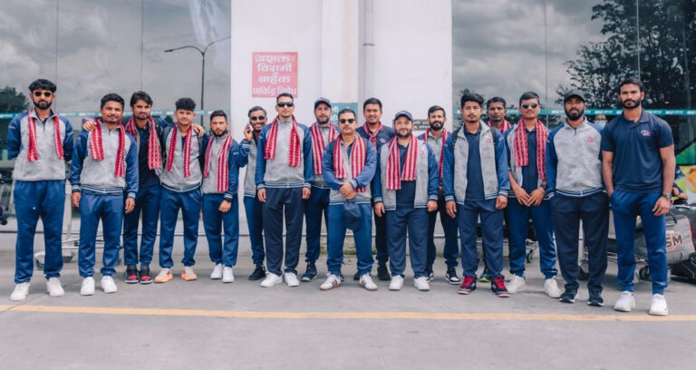 नेपाली राष्ट्रिय क्रिकेट टोली स्वदेश फिर्ता