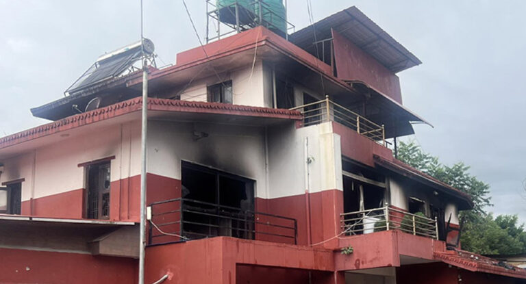 गण्डकी प्रदेशका मुख्यमन्त्रीको निवासमा पुन: आगजनी