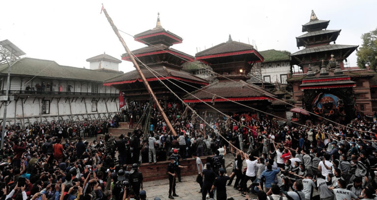 काठमाडौं उपत्यकामा आज इन्द्रजात्रा पर्व मनाइँदै