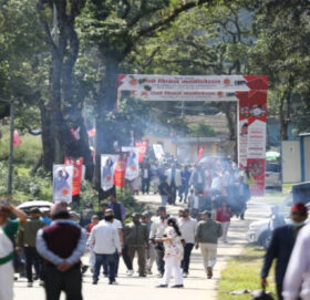 एमालेको विधान महाधिवेशनमा प्रतिनिधिहरू आउने क्रम सुरु