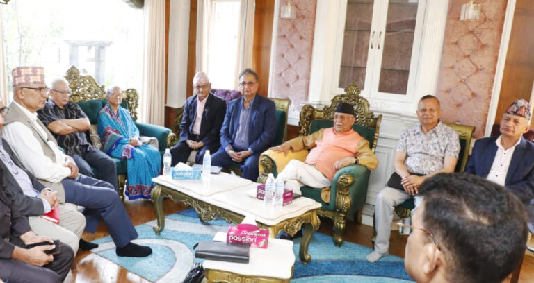 एमालेको सचिवालय बैठक गुण्डुमा