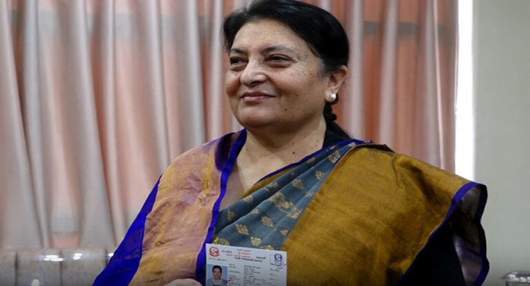 पूर्वराष्ट्रपति भण्डारीको गुनासो : नवीकरण गरिसकेको मेरो सदस्यता रोकियो तर विषम राजनीतिमा पार्टी अग्रगतिमा जानुपर्छ