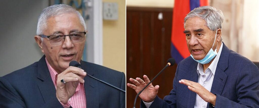 सभापति देउवा र कोइरालाबीच भेट: नम्बर उल्लेख नभएको फारमबारे छलफल