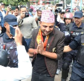 माइतीघर प्रदर्शनमा पक्राउ परे निकोलस भुसाल