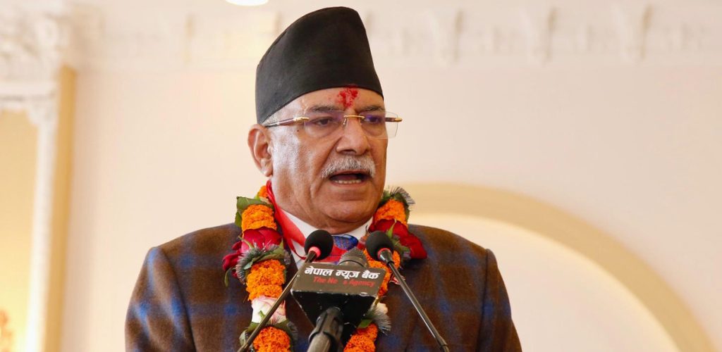 रुकुम पूर्वबाट चुनाव लड्ने प्रचण्डको घोषणा