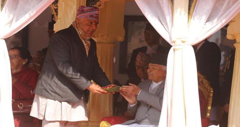 राष्ट्रपति रामचन्द्र पौडेलले गरे वसन्त श्रवण