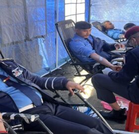 ट्राफिक सचेतना सप्ताह-२०८२: रक्तदानबाट कार्यक्रमको औपचारिक सुरुवात