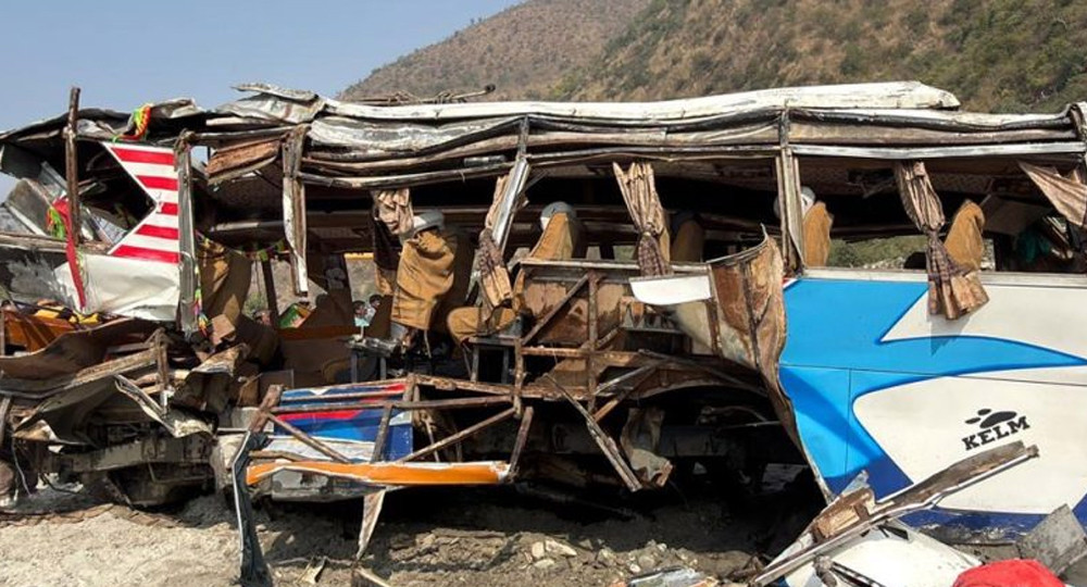 तामाकोसीमा बस दुर्घटना : ७ दिनपछि भेटियो ९ वर्षीय बालकको शव