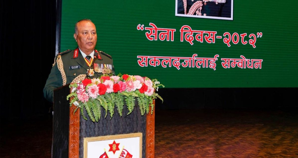 निर्वाचन शान्तिपूर्ण रूपमा सम्पन्न गराउन प्रधानसेनापतिको निर्देशन