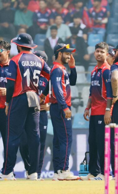 टी–२० विश्वकप : नेपाल इङ्ल्यान्डसँग ४ रनले पराजित