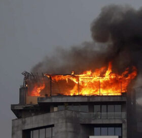 पुल्चोकस्थित दाउरा थकालीमा लागेको आगो नियन्त्रणमा