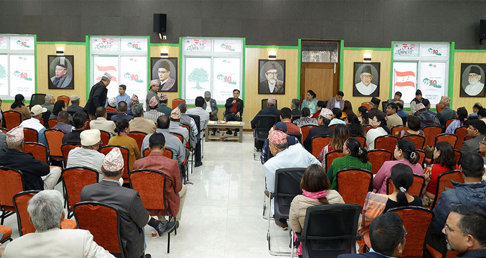 नेपाली काँग्रेसको केन्द्रीय कार्यसमिति बैठक जारी