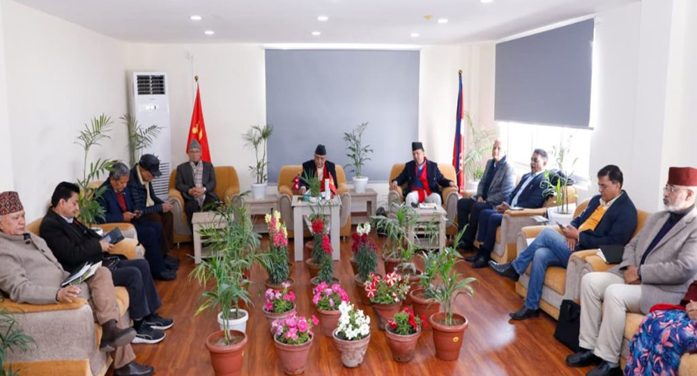 गुण्डुमा एमाले केन्द्रीय सचिवालय बैठक बस्दै