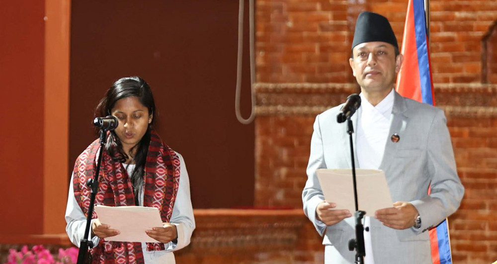 उपसभामुख रुबीकुमारी ठाकुरले लिइन् शपथ