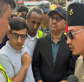 गृहमन्त्री गुरुङद्वारा नारायणगढ-बुटवल सडक खण्ड अनुगमन