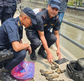 विष्णुमति किनारबाट ४ थान पेस्तोल र ५८ राउण्ड गोली बरामद