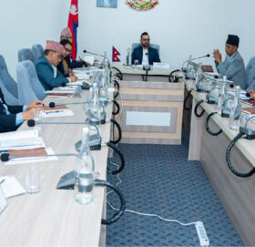 संविधान संशोधन बहसपत्र कार्यदलको बैठक सिंहदरबारमा