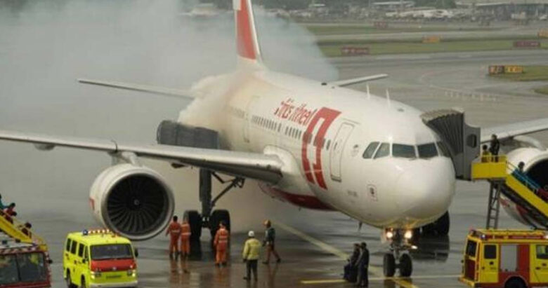 दिल्लीबाट जुरिख उडान भर्न लागेको स्विस विमानमा आगलागी, ६ जना घाइते