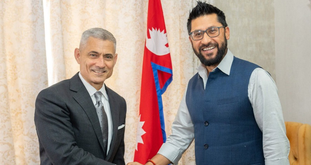 रवि लामिछाने र अमेरिकी सहायक विदेशमन्त्रीबीच भेटवार्ता