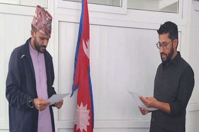 सचिवालय सदस्यमा मनोनित सागर ढकालले लिए शपथ