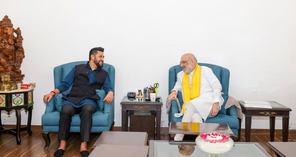 रवि लामिछाने र अमित शाह भेट, द्विपक्षीय सहकार्यमा छलफल
