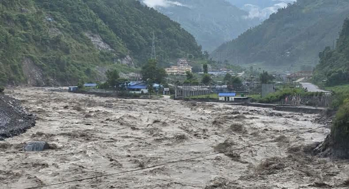 भोटेकोशीमा भीषण बाढीको प्राविधिक प्रतिवेदन सार्वजनिक, जोखिम अझै उच्च