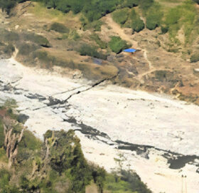 किम्रुङखोलाको बहाव सामान्य, थुनिएको आशंका टर्‍यो
