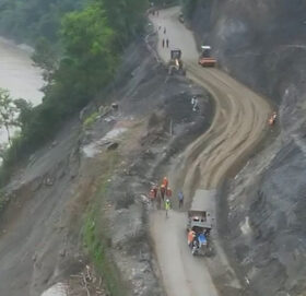 भोलिदेखि पृथ्वी राजमार्गअन्तर्गत कृष्णभिरमा पूर्णरूपमा सवारी सञ्चालन हुने