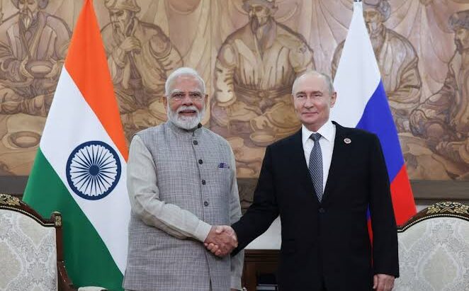 मोदी–पुटिन भेटवार्ता, रुस–भारत सहकार्य थप मजबुत बनाउने प्रतिबद्धता