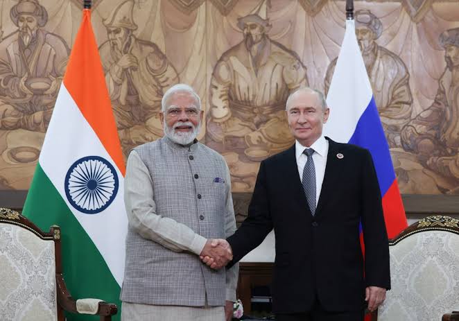 मोदी–पुटिन भेटवार्ता, रुस–भारत सहकार्य थप मजबुत बनाउने प्रतिबद्धता